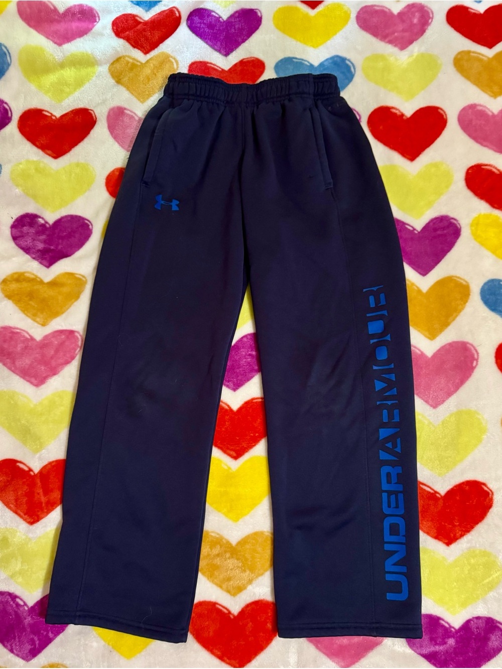 Under Armour boy’s Navy Blue Athletic Pants